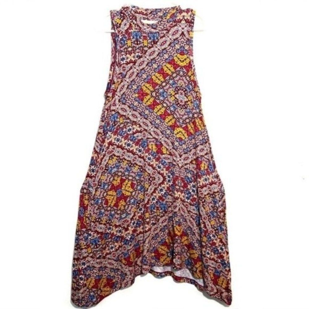 Anthropologie Maeve BOHO High Neck Maxi Dress